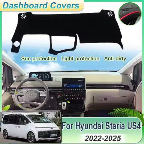 For Hyundai Staria US4 Accessories 2022~2025 2024 2023 Car Center Console Dashmat Sun Shade Dustproo