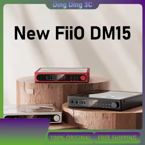 New FiiO DM15 DM13 R2R Portable Bluetooth CD Player HiFi Player High Fidelity Portable Turntable