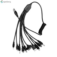 10-in-1 Multi-Function USB Cable - 54cm for Universal Charging