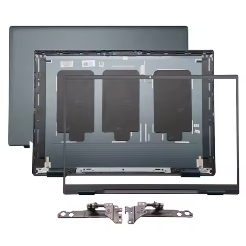 New For Dell Inspiron 16 Plus 7620 P117F 16" Blue LCD Back Cover Lid Front Bezel Hinges 0K9G5V