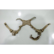 3-Point Chin Strap Coyote brown Color Size Medium Large :