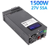 27V 55A power supply 0-27V adjustable AC-DC power transformer, power converter, suitable for LED lig