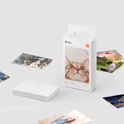 100% Xiaomi Pocket Printer Paper ZINK Self-adhesive Photo Print Sheets Xiaomi 3-inch Mini Pocket Pho