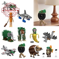 Tung Tung Tung Sahur Stick Man Building Block Toy Ornaments Block Tung Educational Shanhaijing B1f7