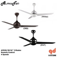 Alpha AF828 / 3B 56 Inch 4 Speeds Ceiling Fan with 3 Blades