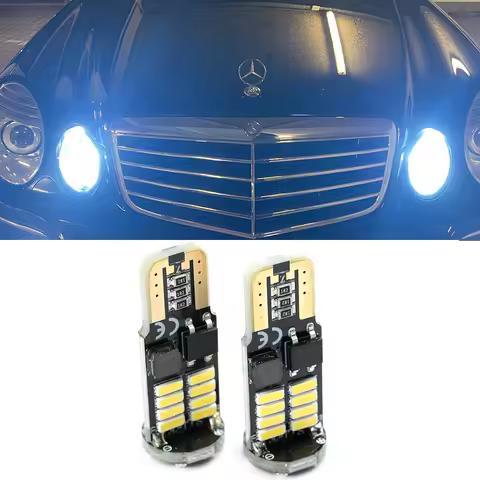 2x T10 194 led W5W LED Bulb Side light canbus For Mercedes Benz CLK C209 W220 W211 W222 W203 C209 34