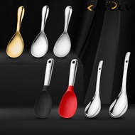 KATELV Rice Spoon 304 Stainless Steel Silicone Household Service Spoon Dividing Spoon Public Spoon N