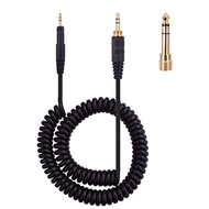 Asobilor ATH-M50x Replacement Cable, Coiled Aux Cord Compatible with Audio-Technica ATH-M40x ATH-M50