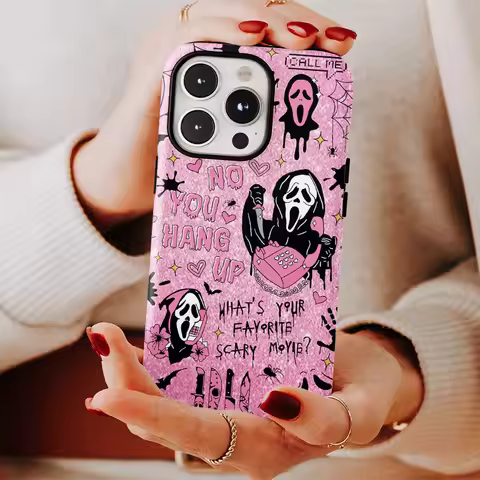 Scary Halloween 2 IN 1 Film shell Case For Oppo Find X8 X7 X6 X5 X3 Ultra Pro IQOO 11 12 13 8 9 Pro 