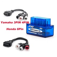 ELM327 Code Reader Scan Tool Bluetooth 5.1 Car Scanner JFIND JF327 For Android IOS Check Engine Moto