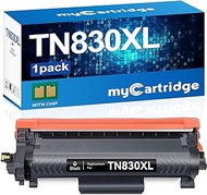 myCartridge TN830XL Toner for Brother Printer Compatible Replacement for Brother TN830 TN-830XL TN 830XL for DCP-L2640DW HL-L2400D HL-L2405W HL-L2480DW HL-L2460DW MFC-L2820DW MFC-L2820DWXL,1-Pack