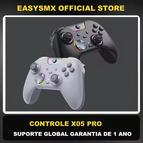 EasySMX X05 Pro Bluetooth Gamepad Controller Compatible with PC/Phone/Switch/TV/Steam, Dual Rumble M