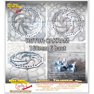 MTB SIX ROTOR 6 BOLT 140mm MTB BMX Bike Rotor