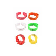 50Pcs Adjustable Chicken Foot Rings Inner Diameter 2~2.4cm Chicken Poultry Flexible Retractable Foot