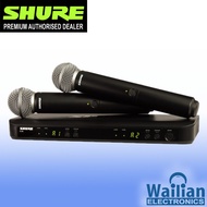 Shure BLX288/SM58 Dual Channel Handheld Wireless System with Shure SM58 Capsule Shure Wireless Mic
