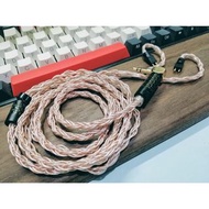 8股粗銅銀混編FitEar 3.5mm另有 se215 se315 se425 se535 se846 ue900s Shure onkyo westone campfire westone acou