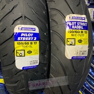 ✤MICHELIN 15060-17 R PILOT STREET RADIAL PILOT STREE 2 TUBELESS Tyre 15060 R 17 R25 Z250 NINJA KTM K