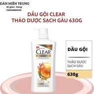Dầu Gội Clear Botanique Sạch Gàu - Tinh Túy 9 Thảo Dược Quý 630g