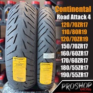 ส่งฟรียาง Continental Road Attack 4  ขนาด 120/160/180/190  ขอบ 17 R1200GS Tiger1200  R9T Multistrada