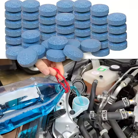 Car Glass Water Effervescent Film Wiper Solid Concentrate Four Seasons Universal Strong Anti-freeze 