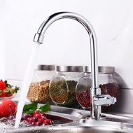 Simple Copper Alloy Single Cold Kitchen Sink Faucet Household Sink Single Water Purifier Faucet Kitchen Faucet Sink Faucet Water Purifiers Parts