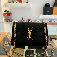 *SHIHNA名牌精品* YSL 小號 Kate 鏈條肩背包