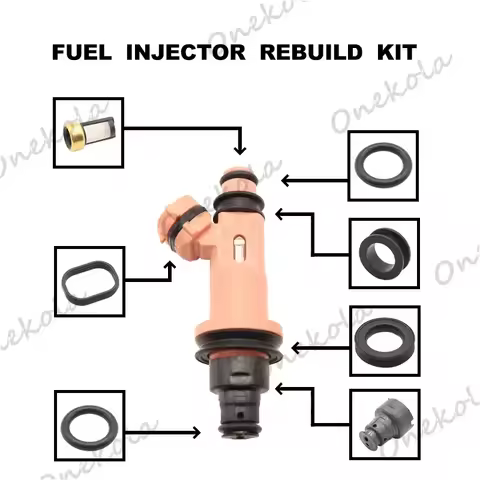 Fuel Injector repair kit Orings Filters for Lexus GS430 LS430 LS430 4.3L Engine 2002-2007 23250-5003
