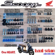 baut lengkap original full set body honda scoopy esp 2020 - 2021/baut fullset body scoopy esp 2020 -