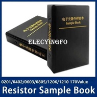 SMD Chip Resistor Kit Size 0201 0402 0603 0805 1206 5% For DIY Repair Education 170 Value 0R-10M 5%