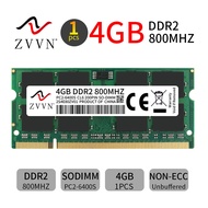 ZVVN 4GB DDR2 PC2-6400 800 MHz แรมความจำสำหรับ HP Pavillion DV5-1003TX โน๊ตบุ๊คแล็ปท็อป2S4E80ZV01