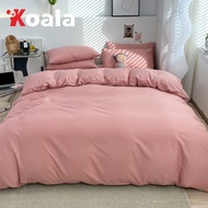 KOALA ชุดผ้าปูที่นอน ชุดเครื่องนอน สีพื้น ผ้าปูที่นอน พร้อมผ้านวม ครบชุด 3ชิ้น (ผ้าปูที่นอน+ผ้านวม+ปลอกหมอน) มีขนาด3.5ฟุต 150*200cm