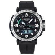[Creationwatches] Casio ProTrek Analog Digital Black Dial Solar PRG-601-1 100M Mens Watch