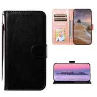 Comfortable feel Leather Phone Case For Sharp Aquos R6 Card Slots Cases Cover