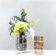 Decorative Home Decoration Square Vase Crystal Living Room Bedroom TV Cabinet Soft Decoration Modern