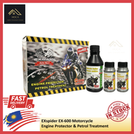 Motorcycle Engine Protector Additive Petrol Treatment Oil *Extra 1000 km | Exspider