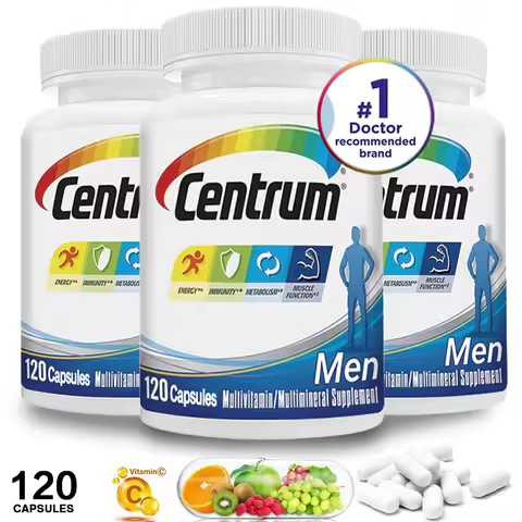 Centrum Multivitamin for Men and Mineral Supplements, Energy Support, Muscle Mass, Immune System, An