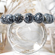 【無盡迴圈】丹寧牛仔藍活彩彼得石 高品地球藍 水晶手鍊手串