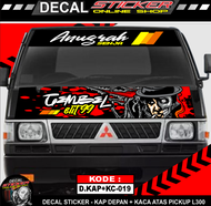STIKER DECAL KAP+KACA PICK UP L300 MOTIF KEREN