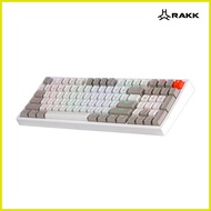 ♚ ♨ ◧ Rakk Ilis Mechanical Keyboard | 96 Keys | PBT Keycaps | Type-C USB | 1 Year Replacement Warra