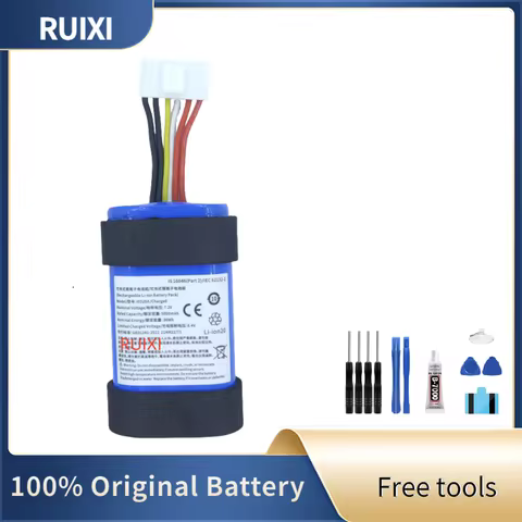 RUIXI I0328A 7.2V 5000mAh Battery For JBL Charge 6 I0328A Wireless Bluetooth speaker battery + Tools