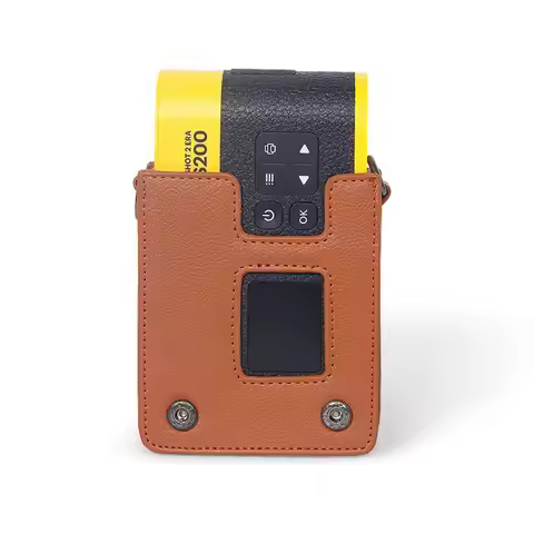with Shoulder Strap Instant Camera Case PU Leather Shockproof Storage Bag Anti Scratch for Kodak Min