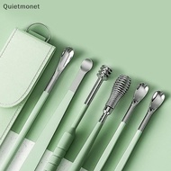 6 Pcs Ear Cleaner Kits Earpick Sticks Earwax Remover Ear Pick Cleaning Ear Cleanser Spoon Earpick Be