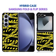 Custom Case Casing Samsung Galaxy Z FLIP 7 6 5 4 3 Z FOLD 7 6 5 4 3 - do not cross