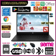 HP 11 G7 EE Laptop || 4GB RAM 16GB SSD Intel Celeron N4000  HD Quality Display Chrome OS