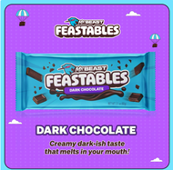 **ส่งเร็ว**Feastables MrBeast Chocolate Bar  นำเข้าจากอเมริกา  ช็อกแลต มิสเตอร์บีท