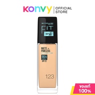 Maybelline New York Fit Me Matte And Poreless Liquid Foundation 30ml เมย์เบลลีน รองพื้น ฟิตมี แมท + 