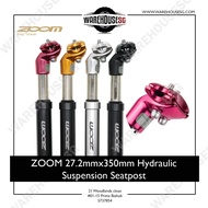 ZOOM 27.2/31.6mmx350mm Hydraulic Suspension Seat post for MTB Bike/ Bicycle / Electric Scooter #0114