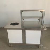 Stall Snack Cart Night Market Mobile Takeaway Rice Ball Cart Stir-Fried Powder Breakfast Cart Ice Po