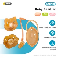 Dr.isla Lakoe Baby Silicone Soothie pacifier Set with storage Box Newborn Comfort Bite Baby Nipple B