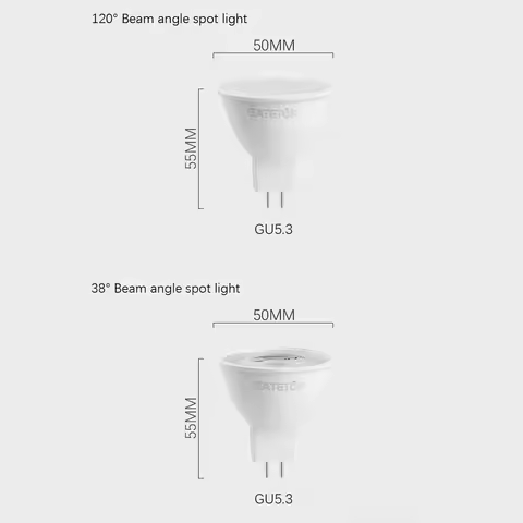 AC/DC12V-24V Spot Foco MR16 3W-7W GU 5.3 Warm White Day Light LED Light Lamp For Home Decoration Rep